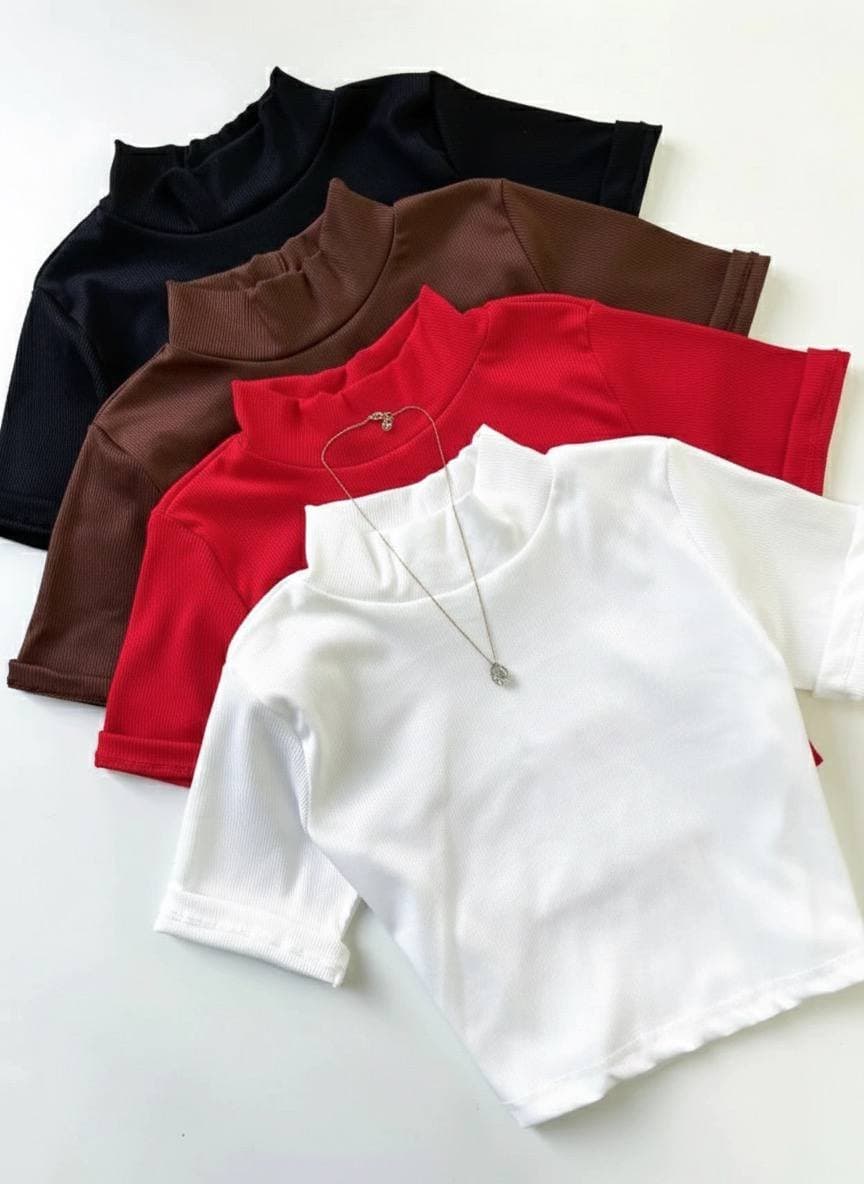 Cropped Suplex Manga Curta Gola Denize