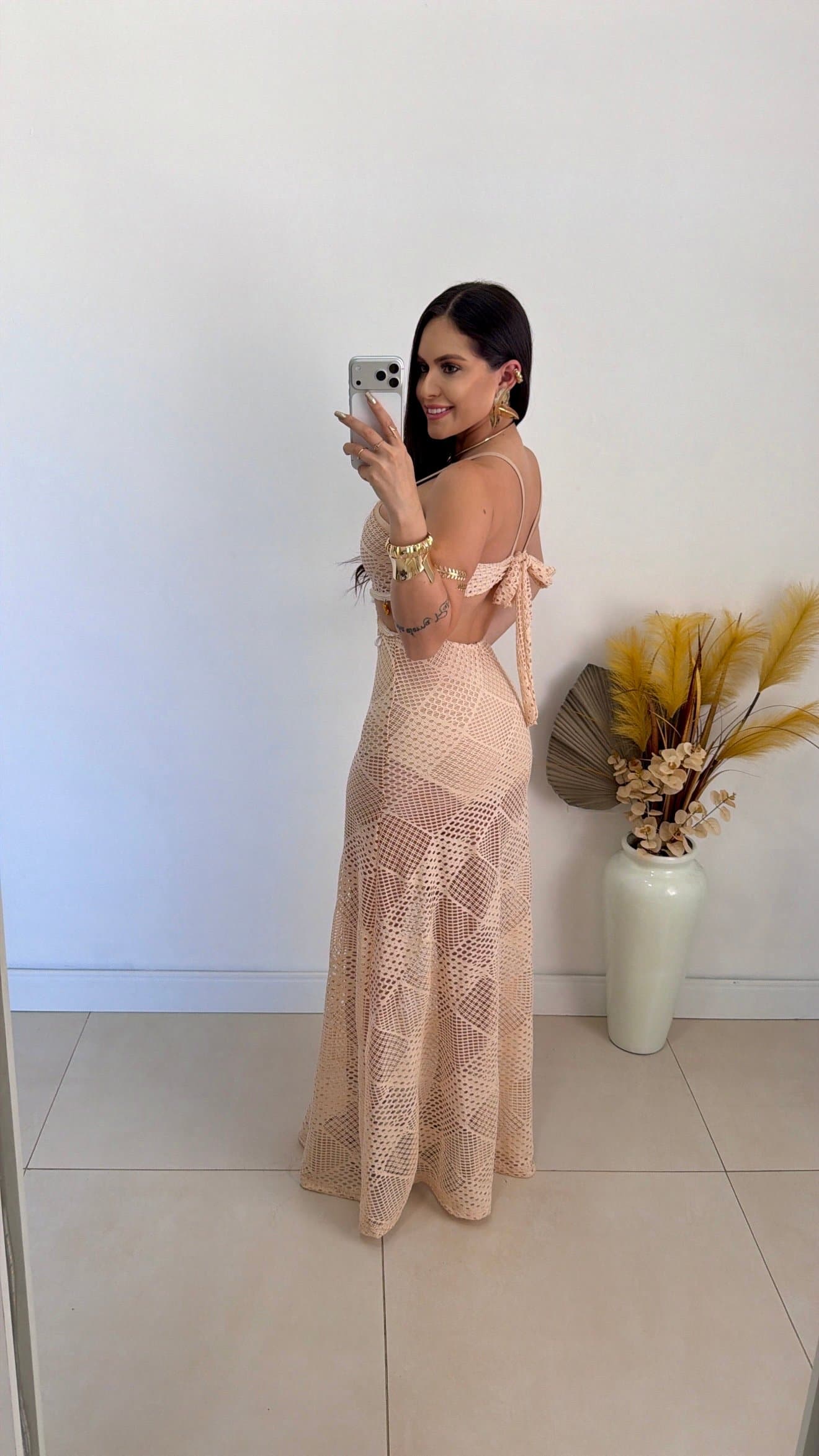 Vestido Longo Hot Pant Conchinhas