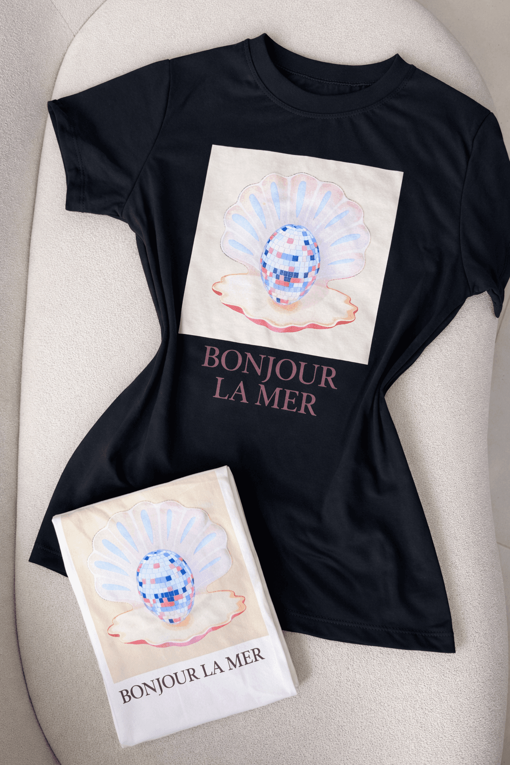 T-shirt Algodão Bonjour