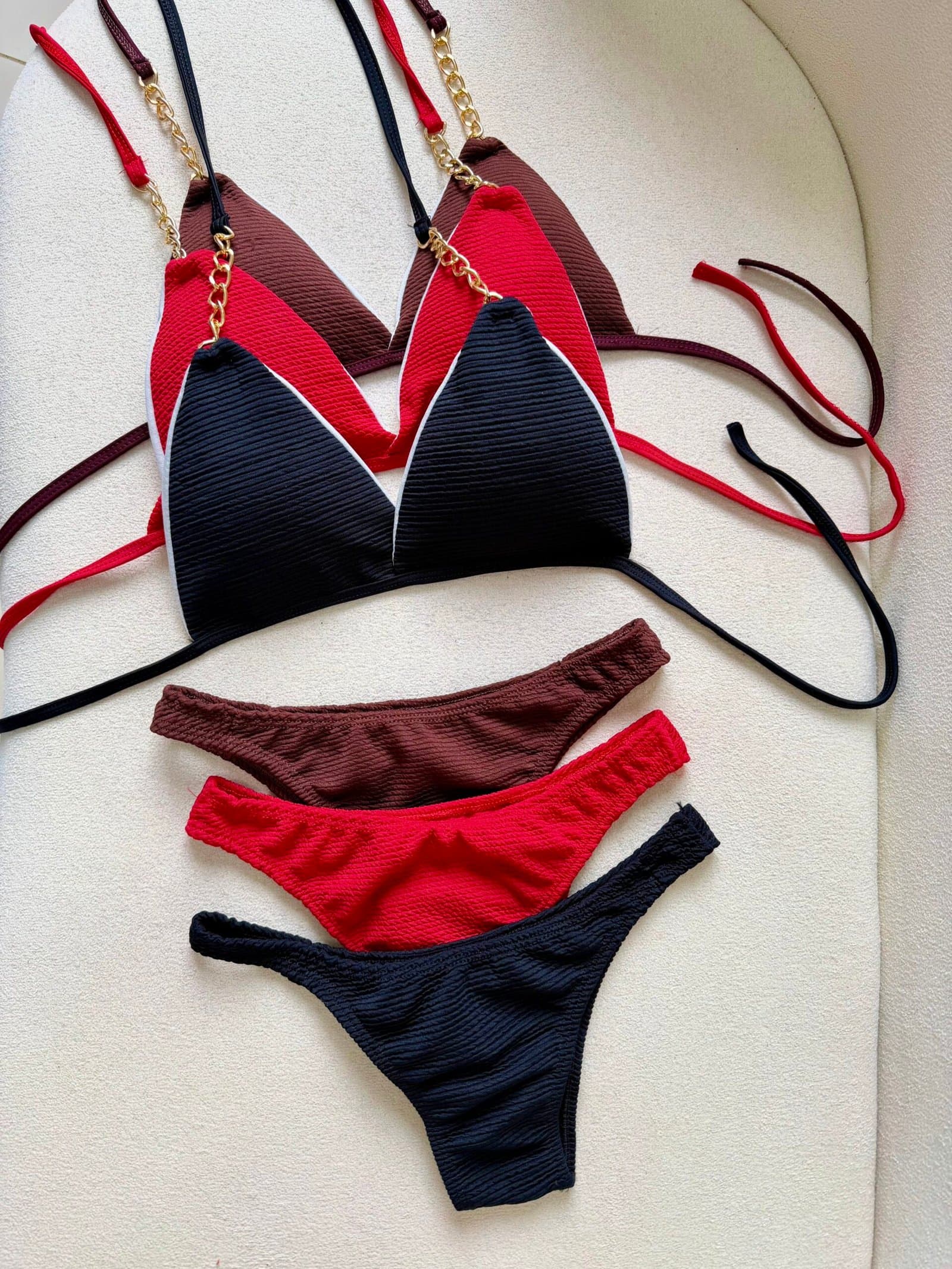 Biquíni Atoalhado Correntinha