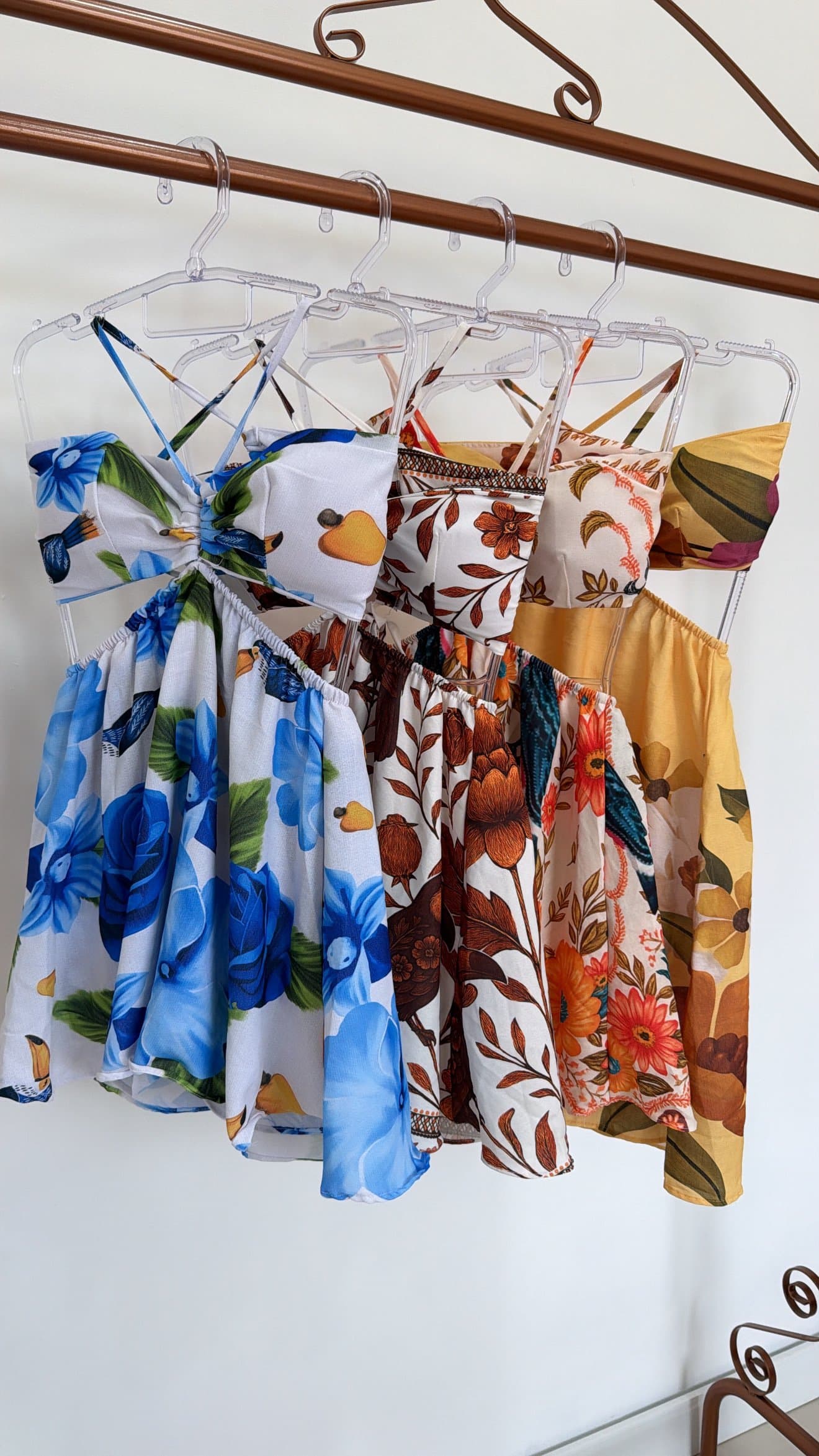 Vestido/Macaquinho Estampado Rubia