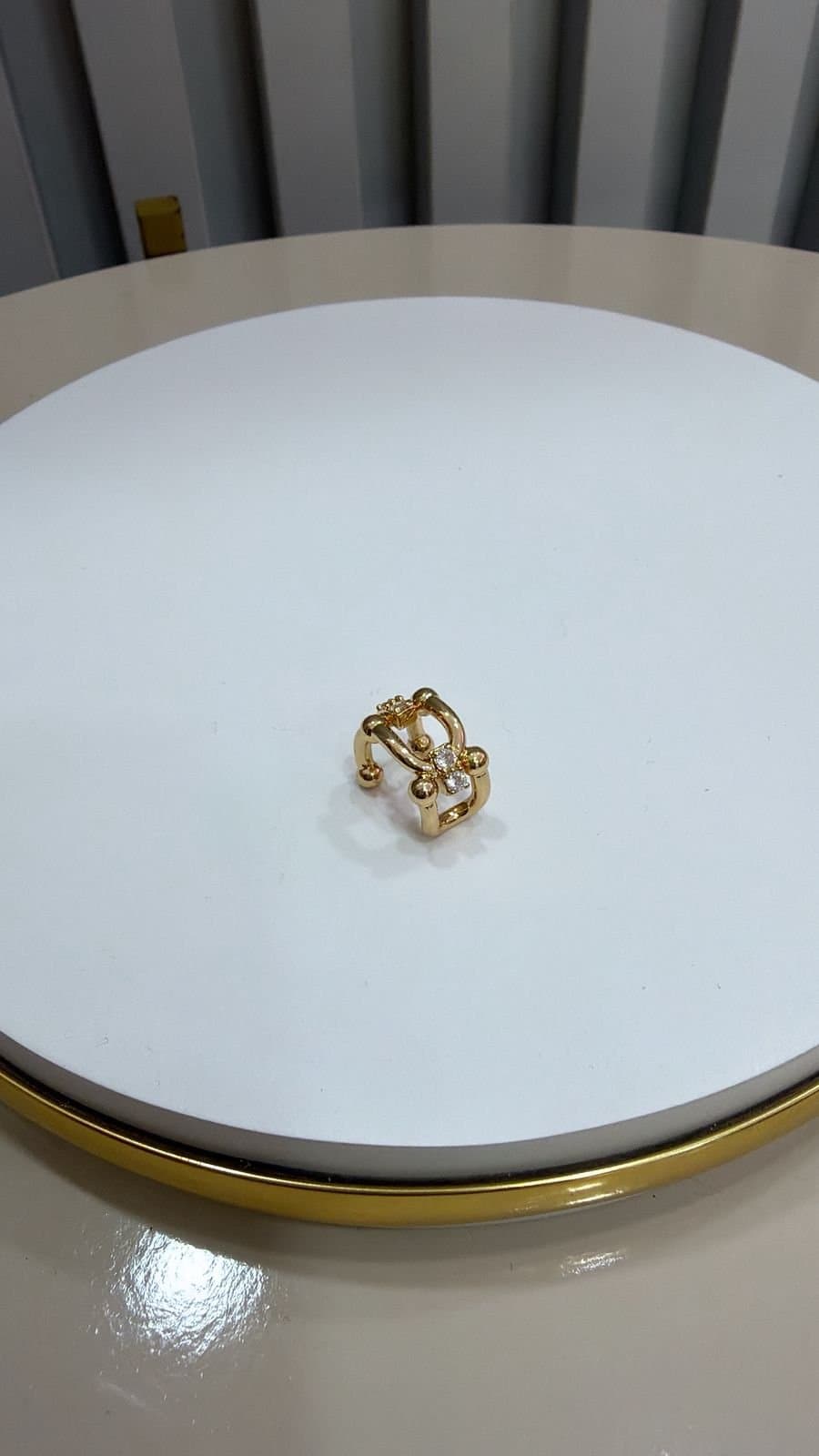 Piercing Fake Bubble Dourado