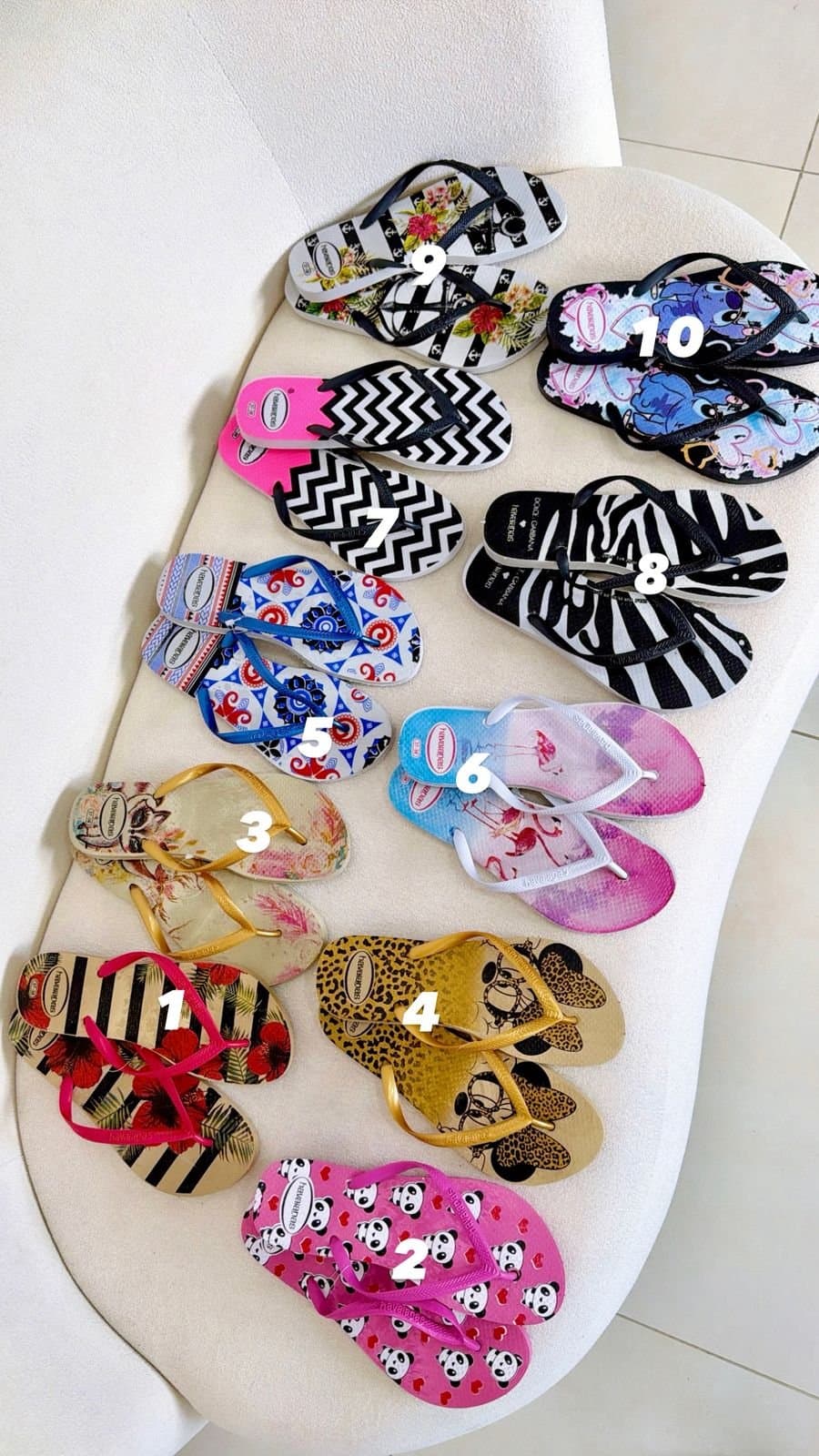 Chinelos Tamanho 37/38 (Veste 36)