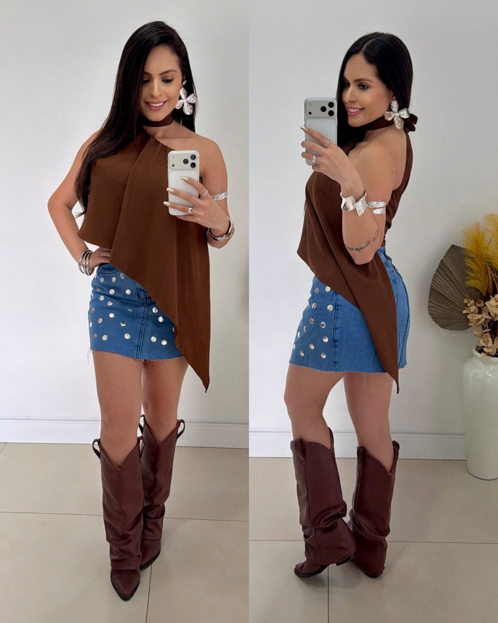 Saia Jeans Aplicações