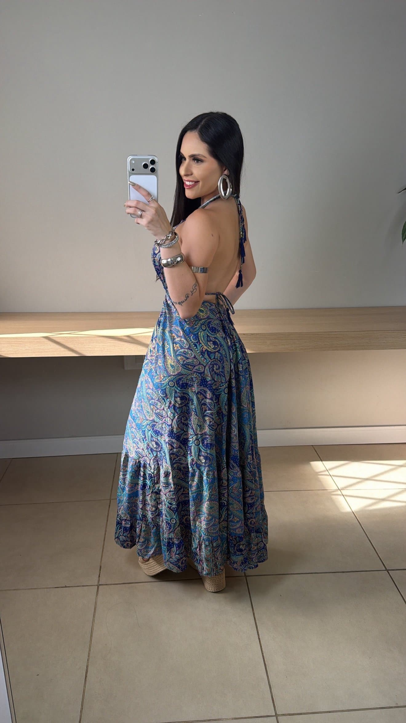 Vestido Longo Indiano Maya