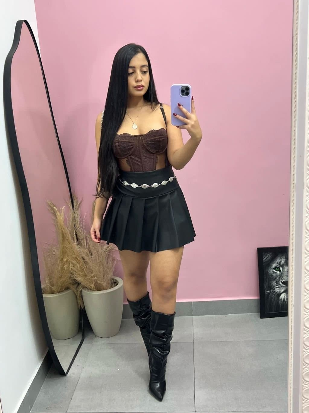 Saia/shorts Colegial Courino