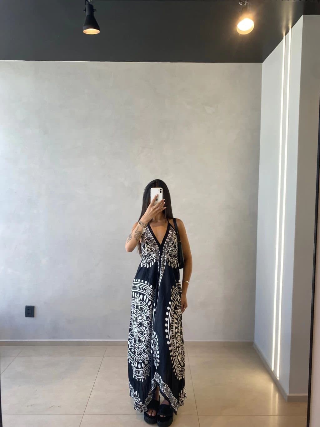 Vestido Indiano Bicos Longo