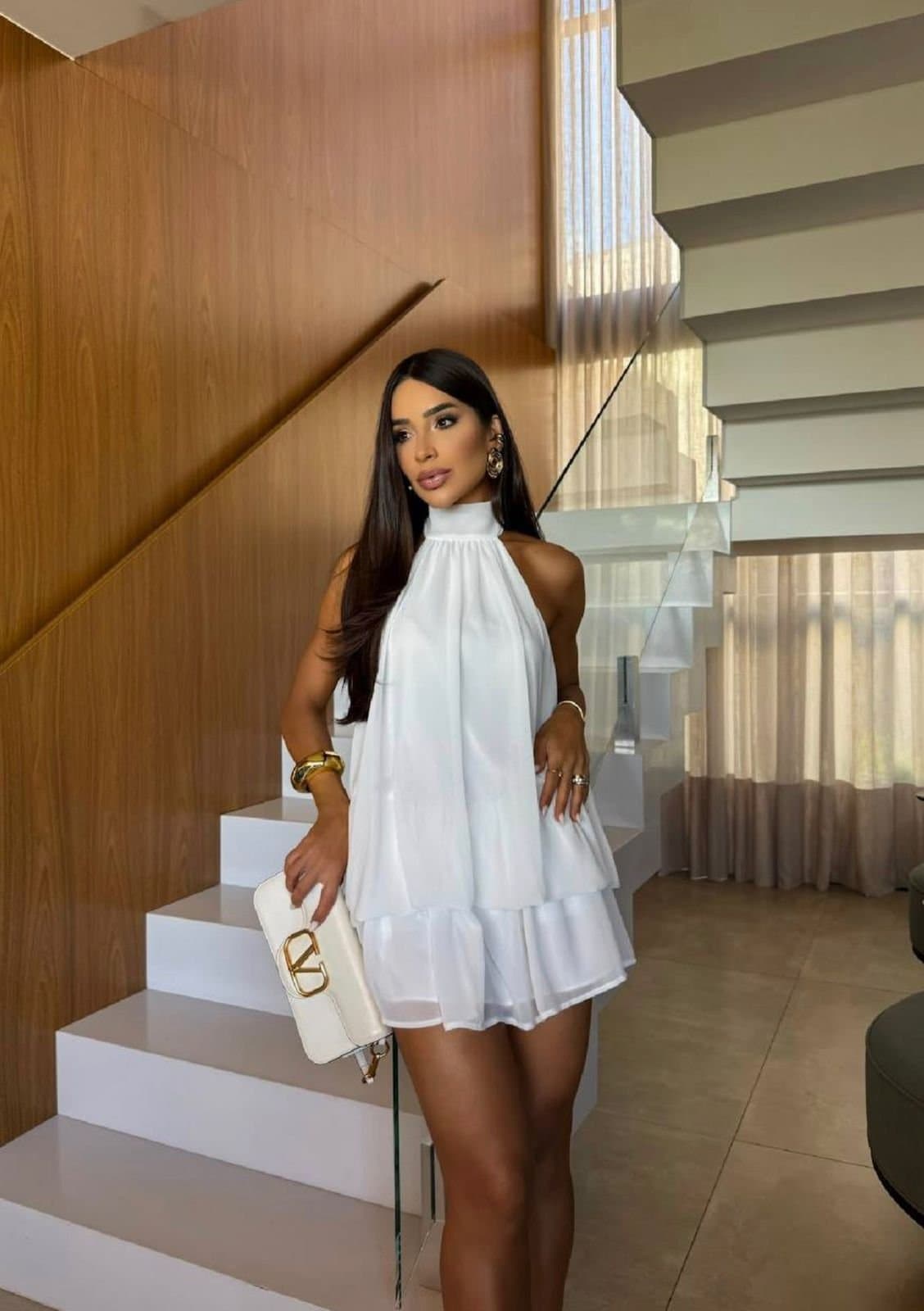 Vestido/macaquinho Joy Chiffon