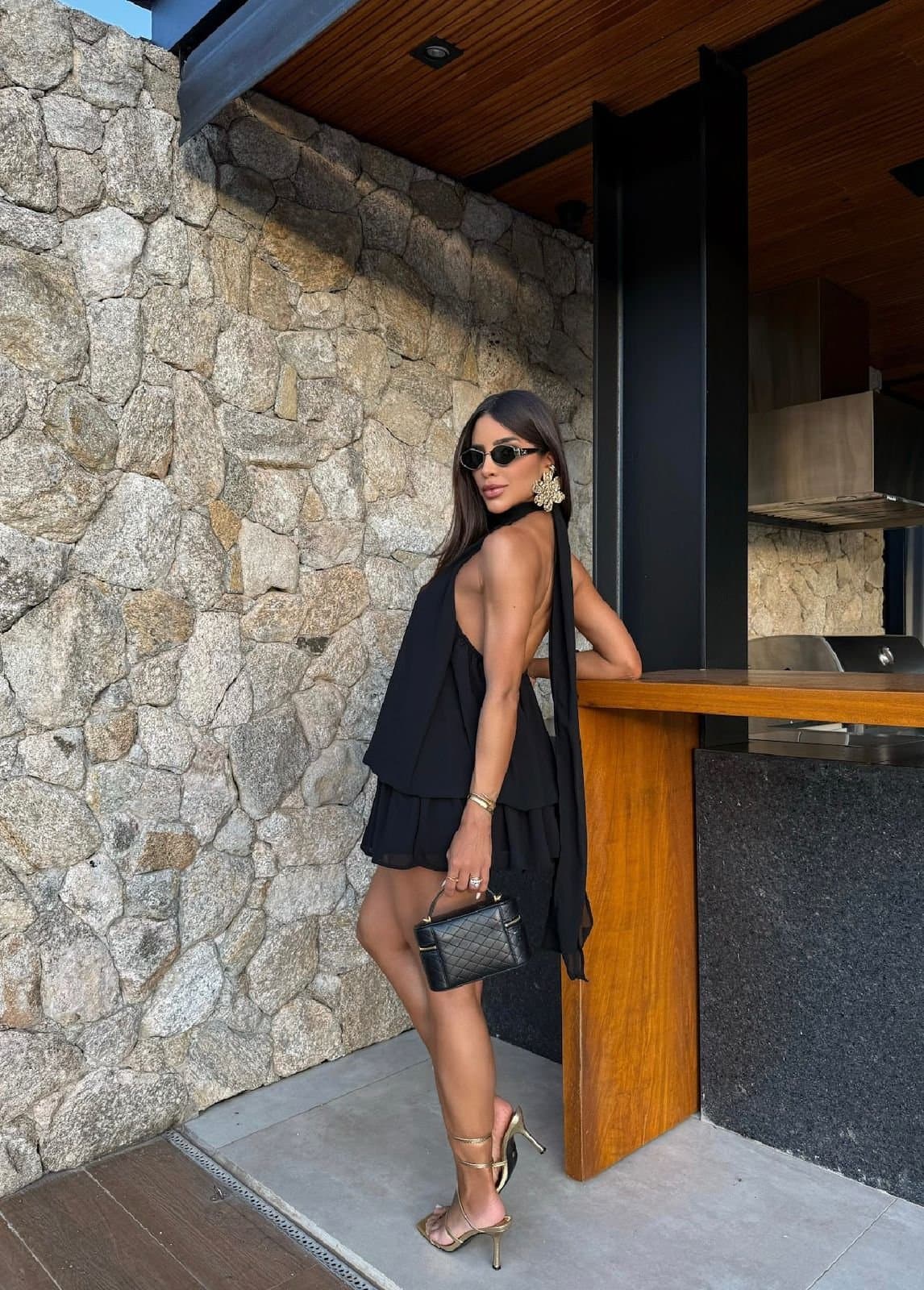 Vestido/macaquinho Joy Chiffon