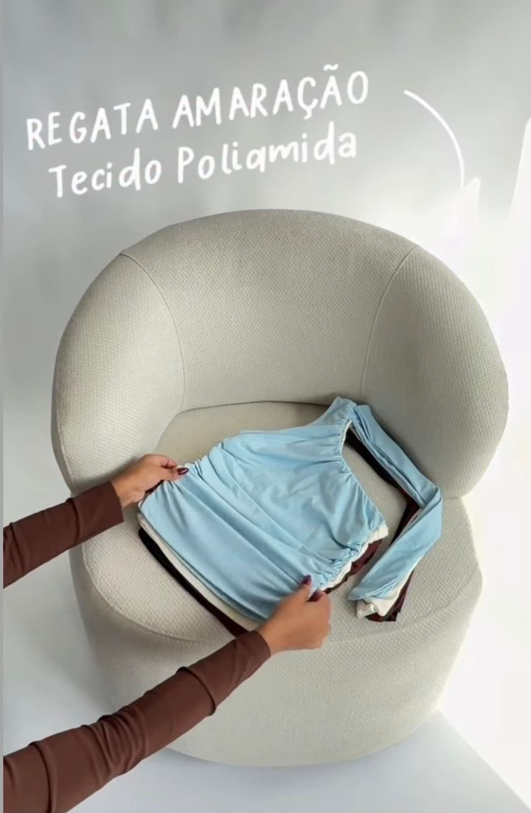 Regatinha Poliamida com Amarração Gola Choker