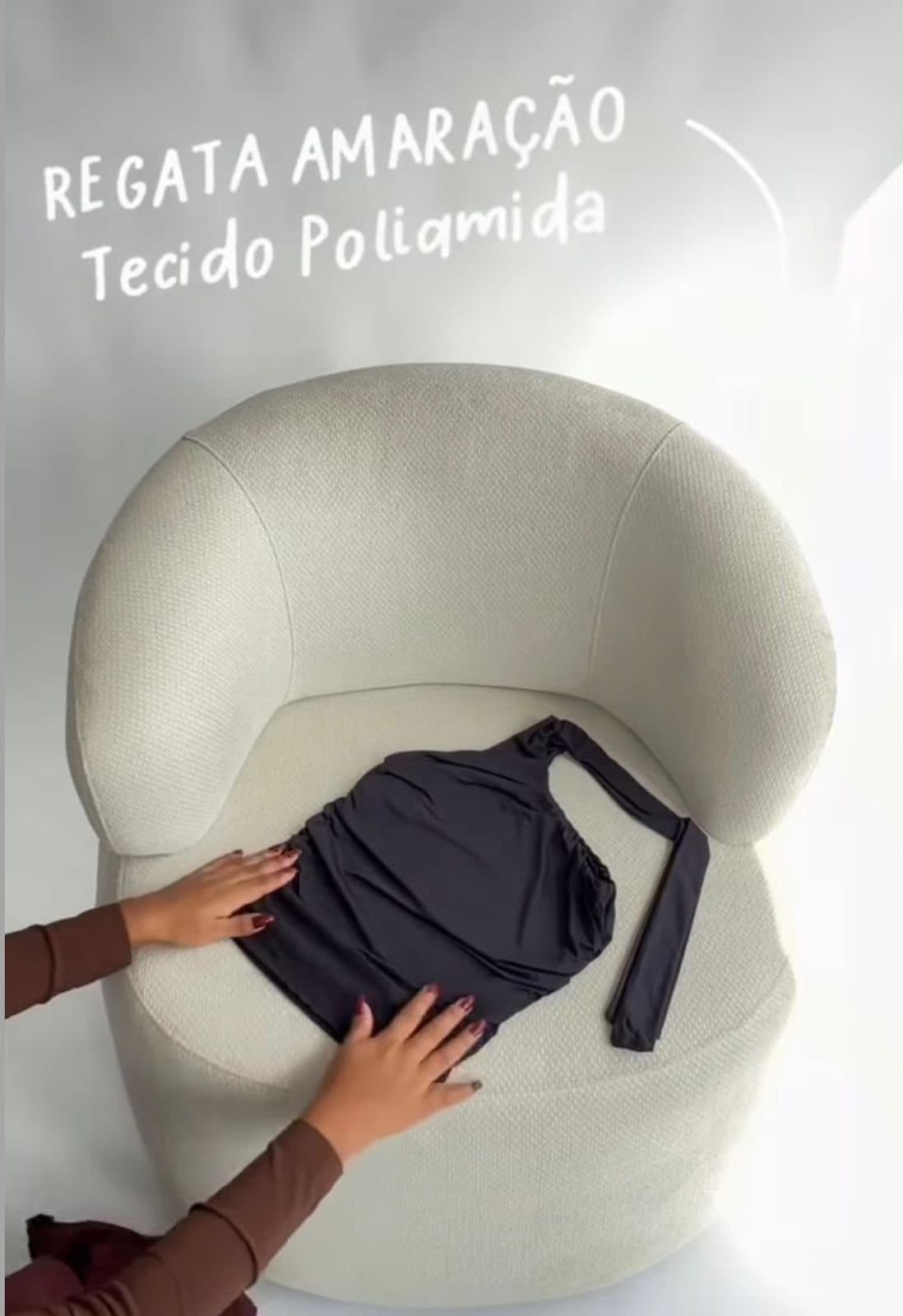 Regatinha Poliamida com Amarração Gola Choker