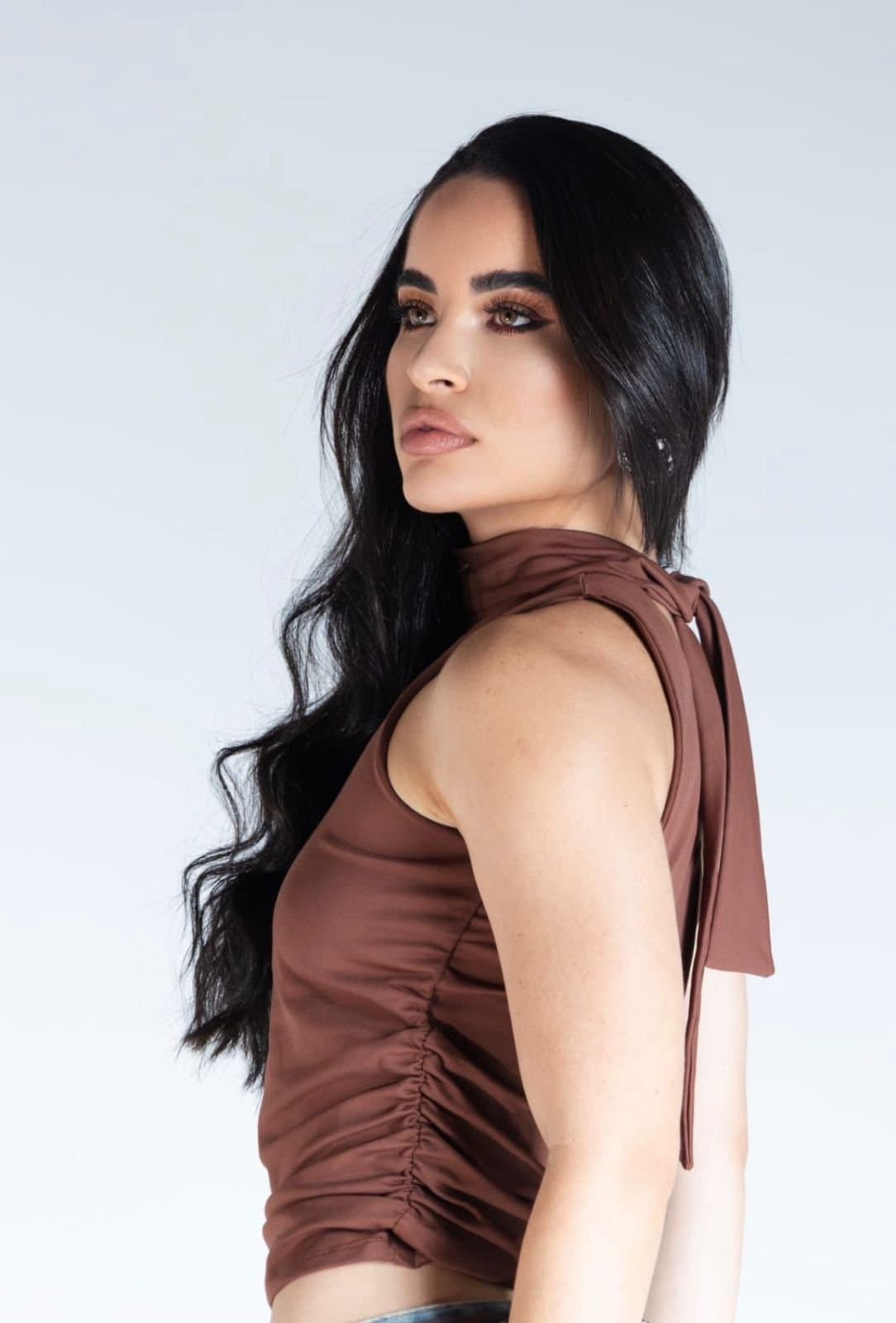 Regatinha Poliamida com Amarração Gola Choker