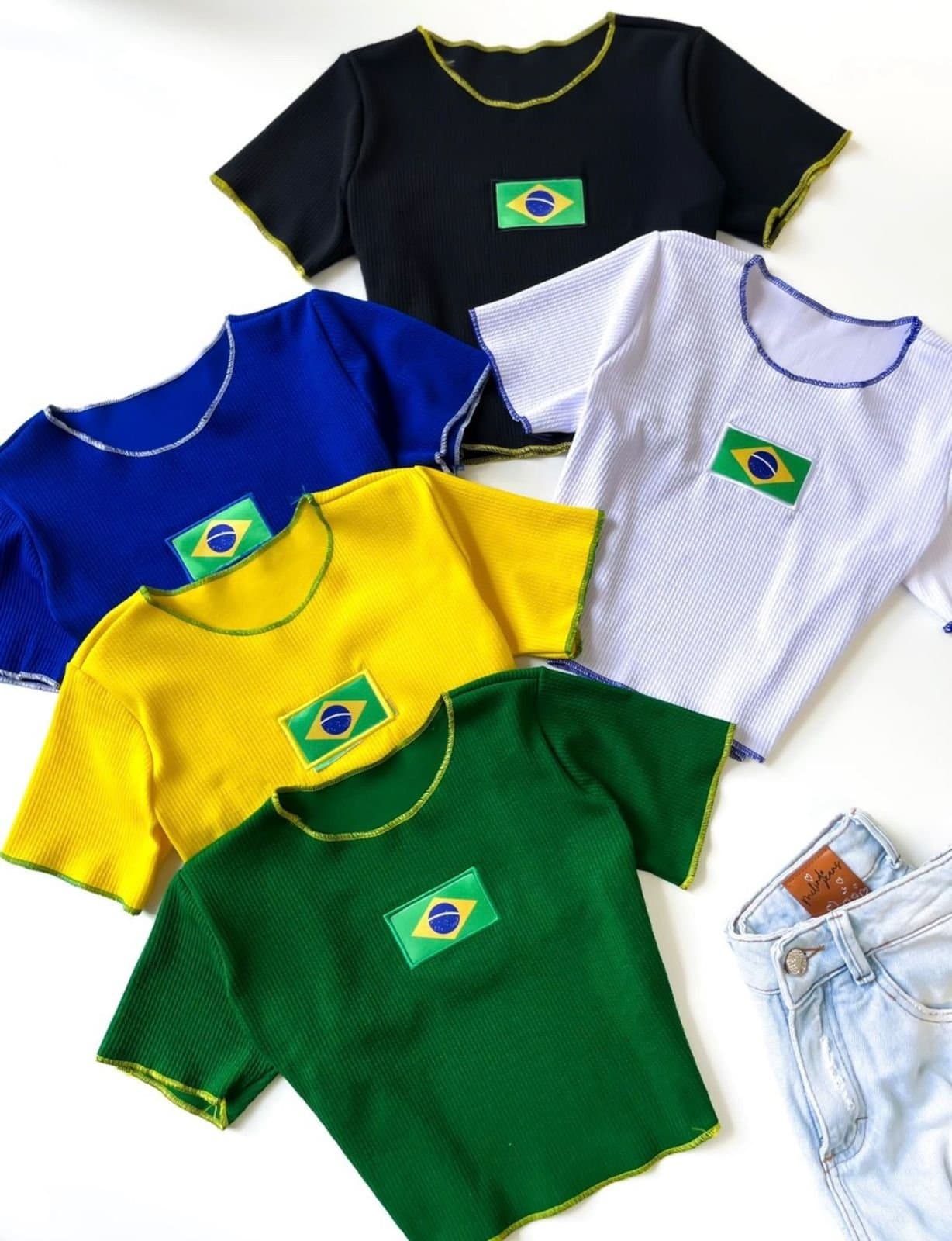 Cropped Canelado Fru Fru Brasil