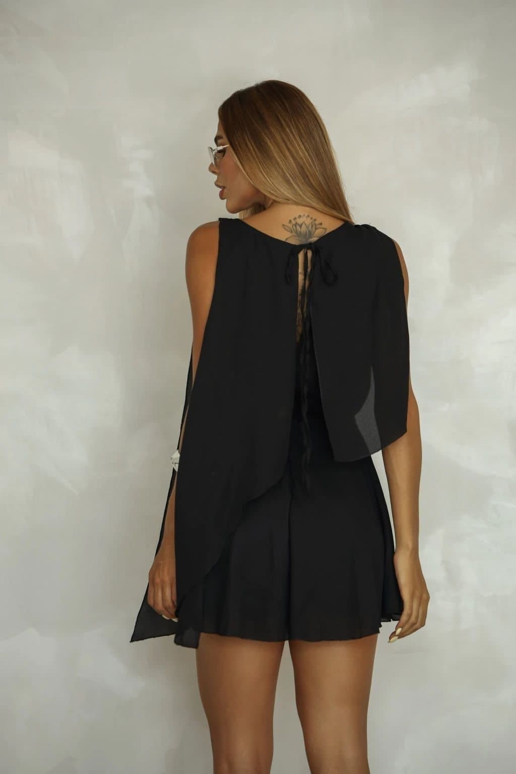 Vestido/macaquinho Kayra Preto