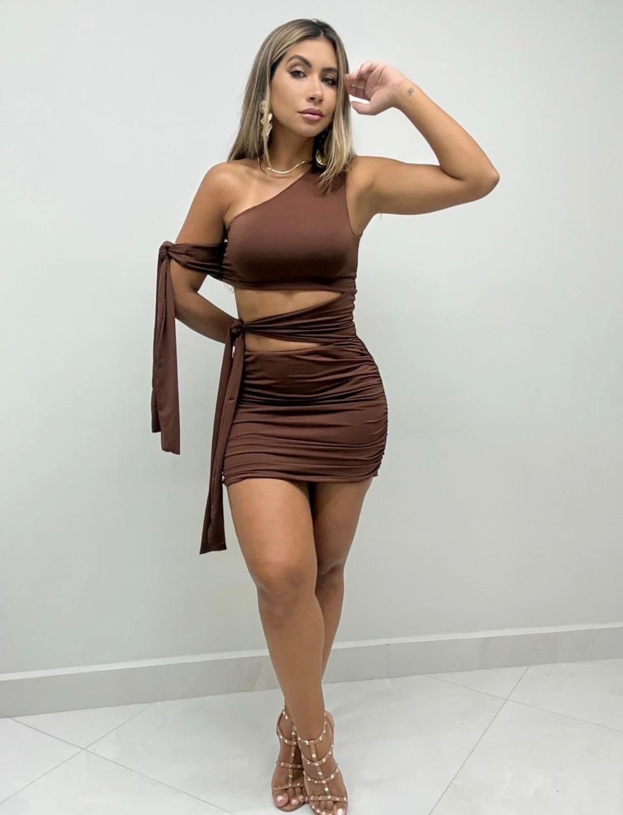 Vestido Amarrações Mia