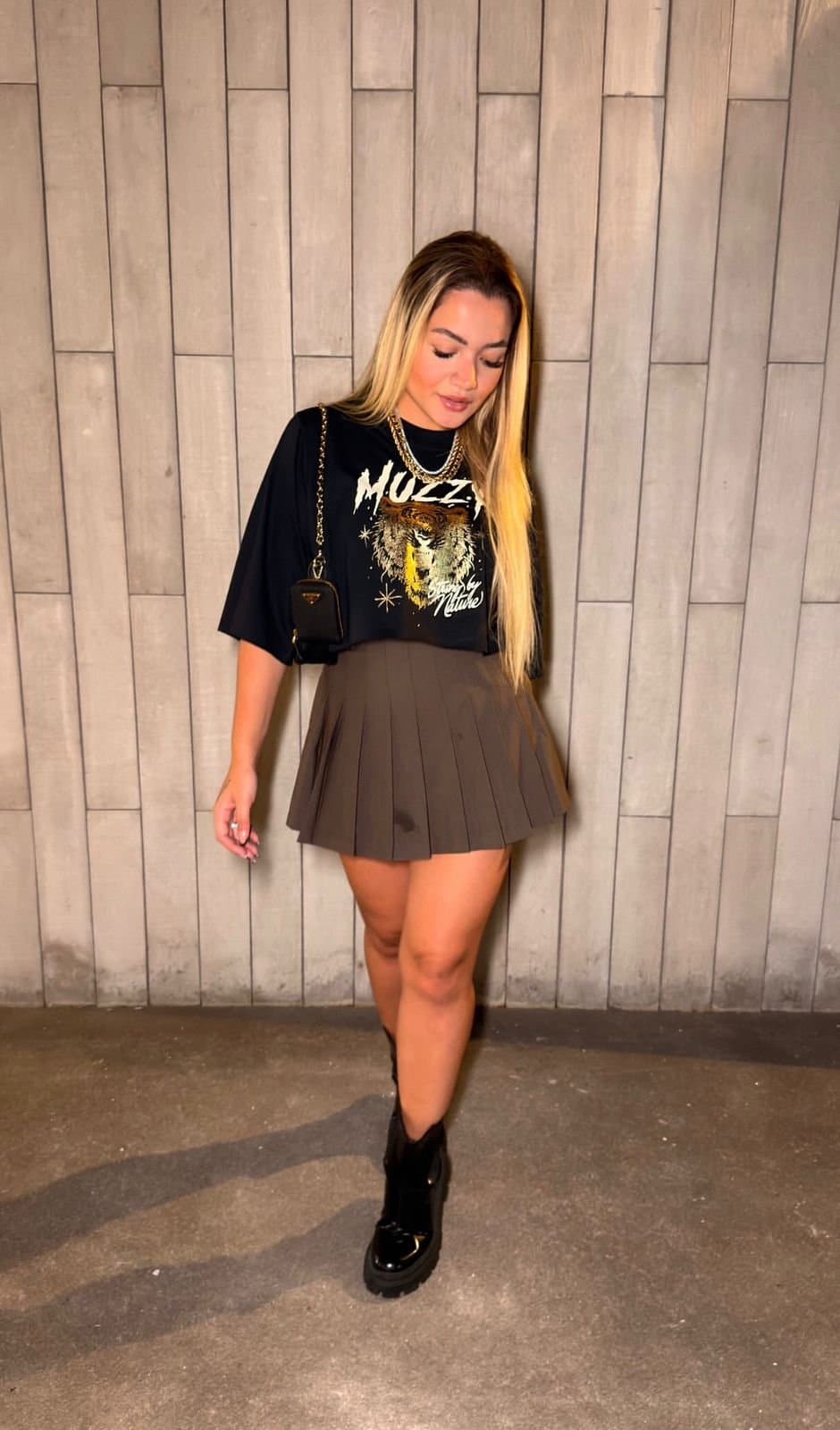 T-shirts Cropped Muzzy Metalizado