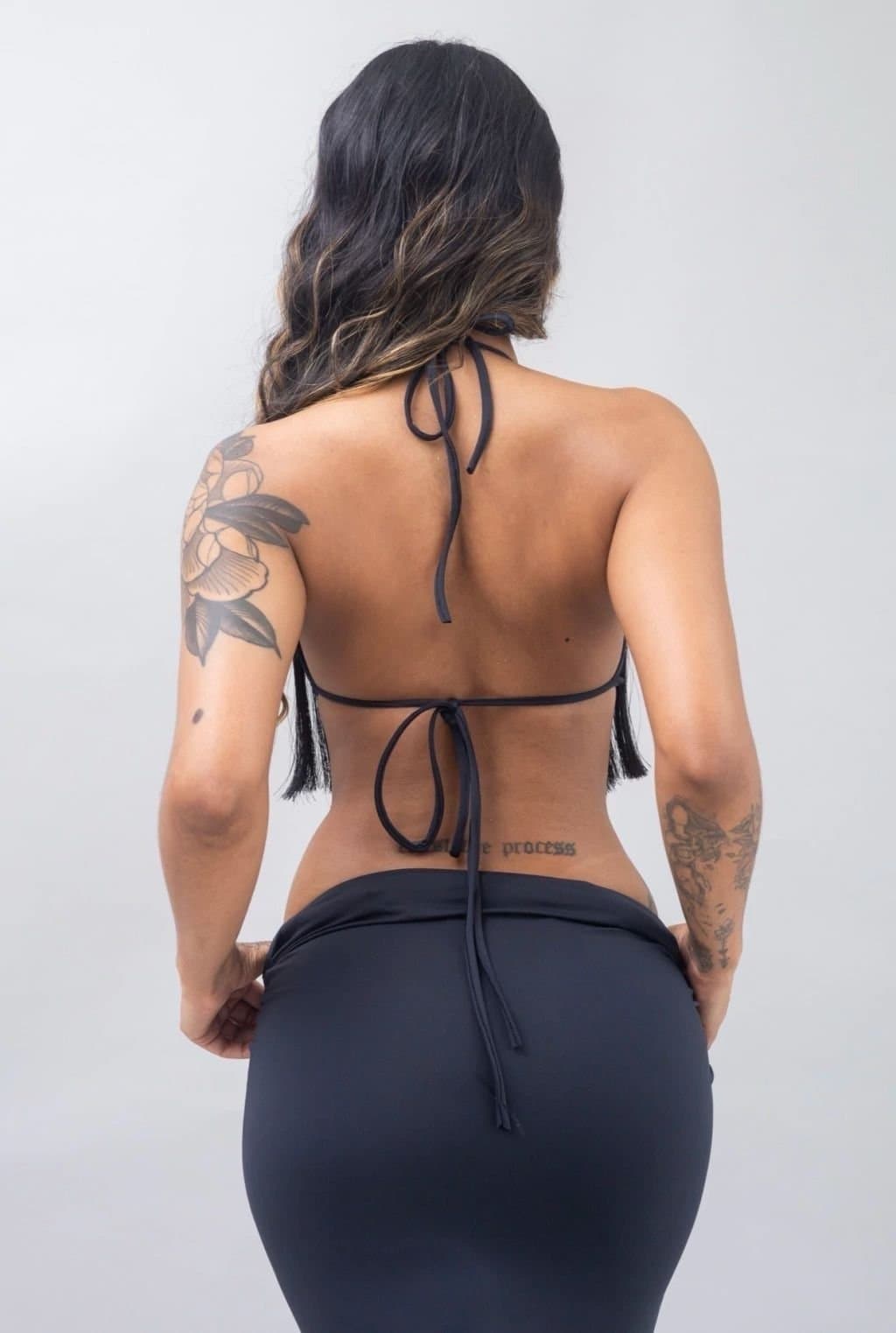 Cropped Top Franjas Valen