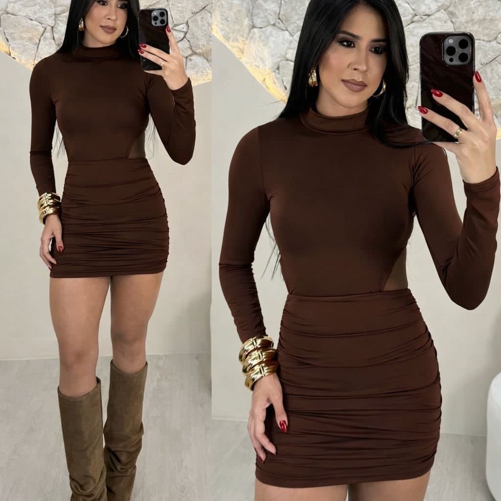 Vestido Abertura Lateral Karol