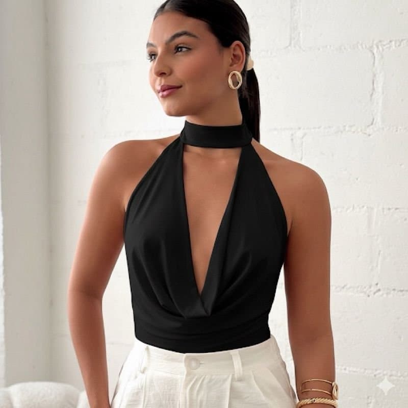 Cropped Choker Gola Boba