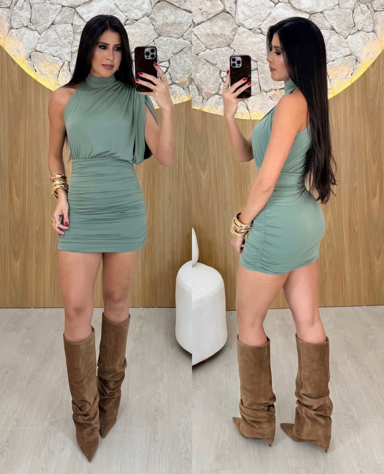 Vestido Laisa Drapeado