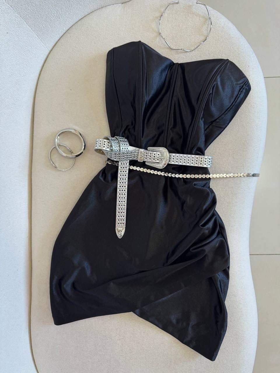 Cinto Prata Metálico Fivela