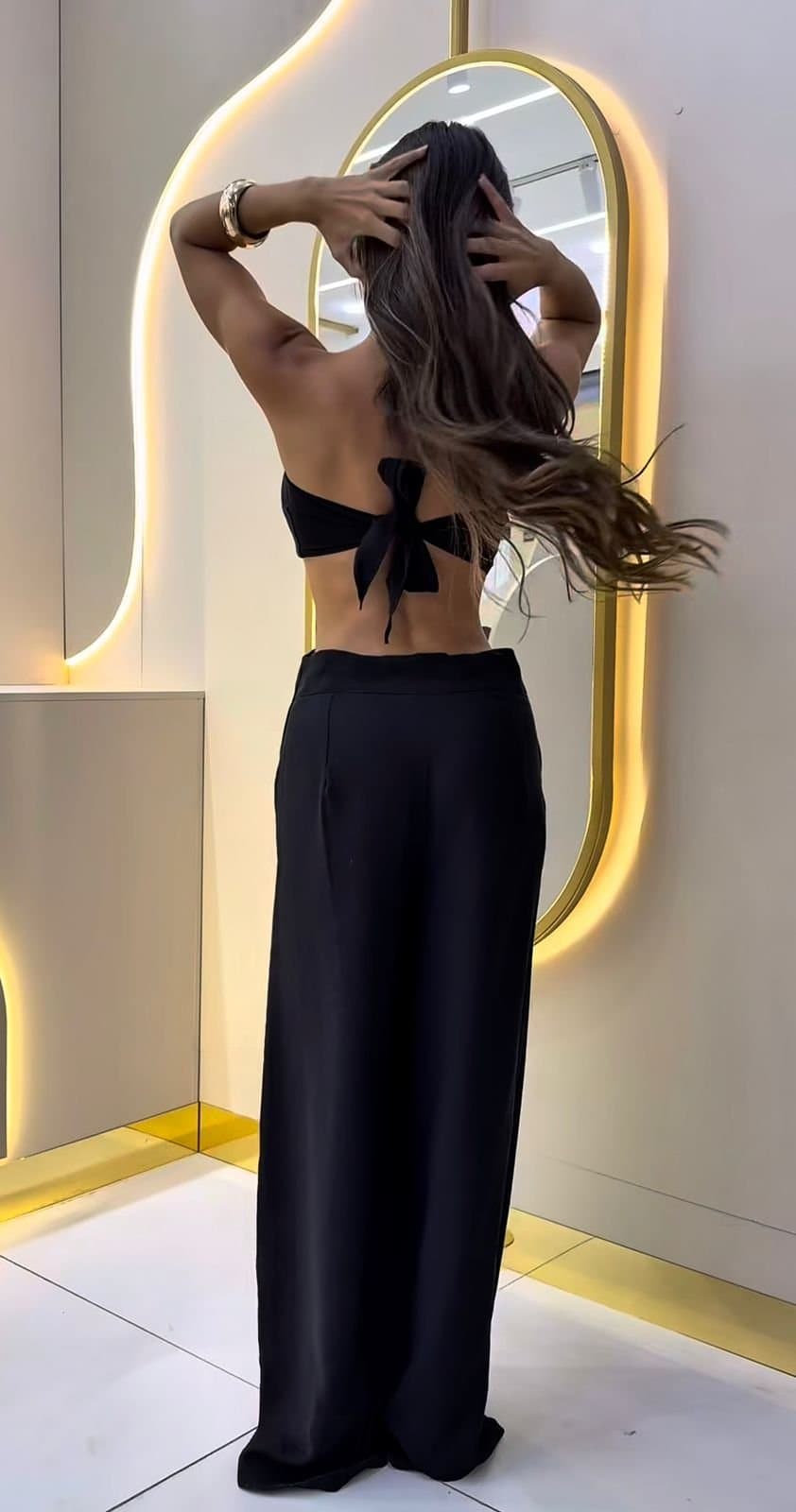 Macacão Longo Ayra Preto