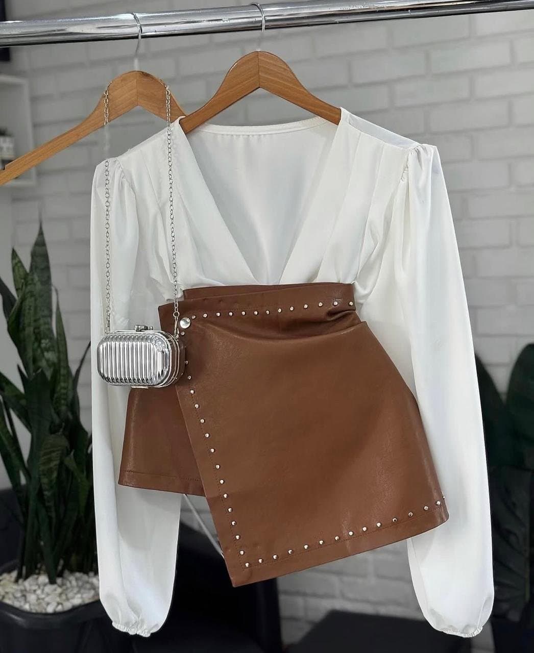 Camisa Cruzada Transpassada