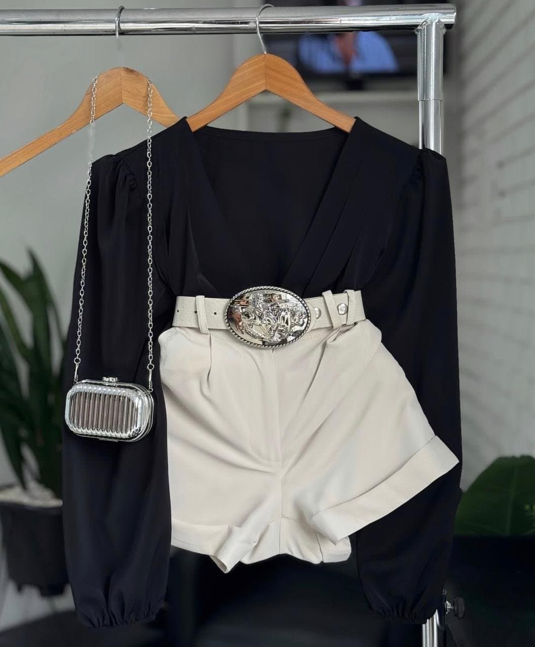 Camisa Cruzada Transpassada