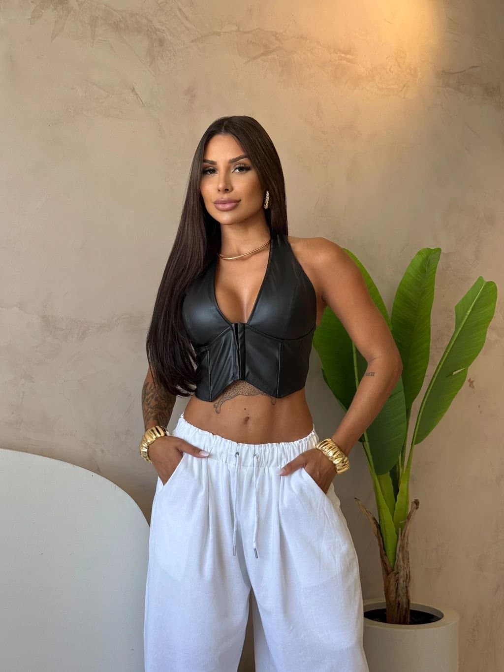 Cropped Corset Courino Harlem