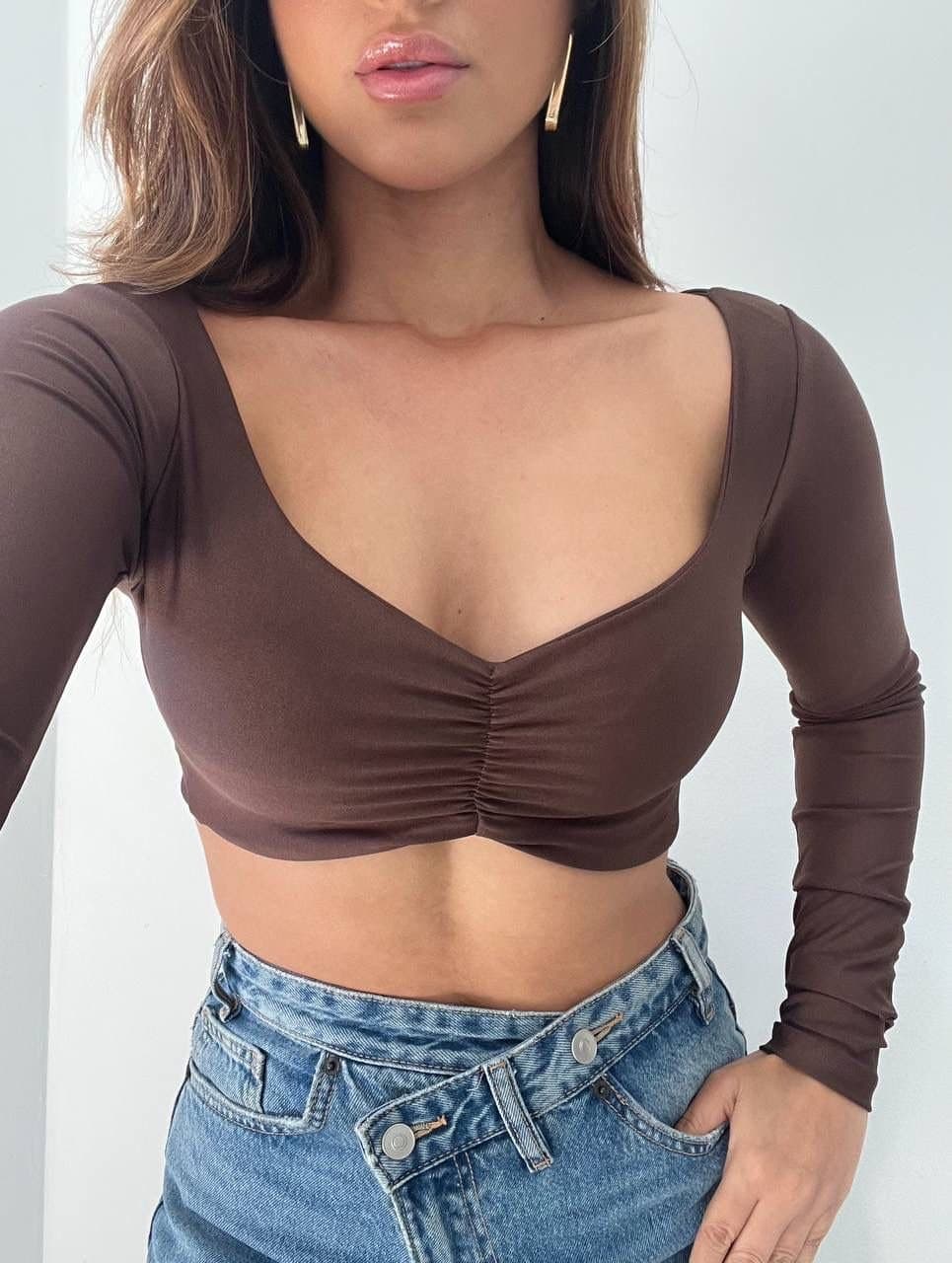 Cropped Costas Abertas Vanessa