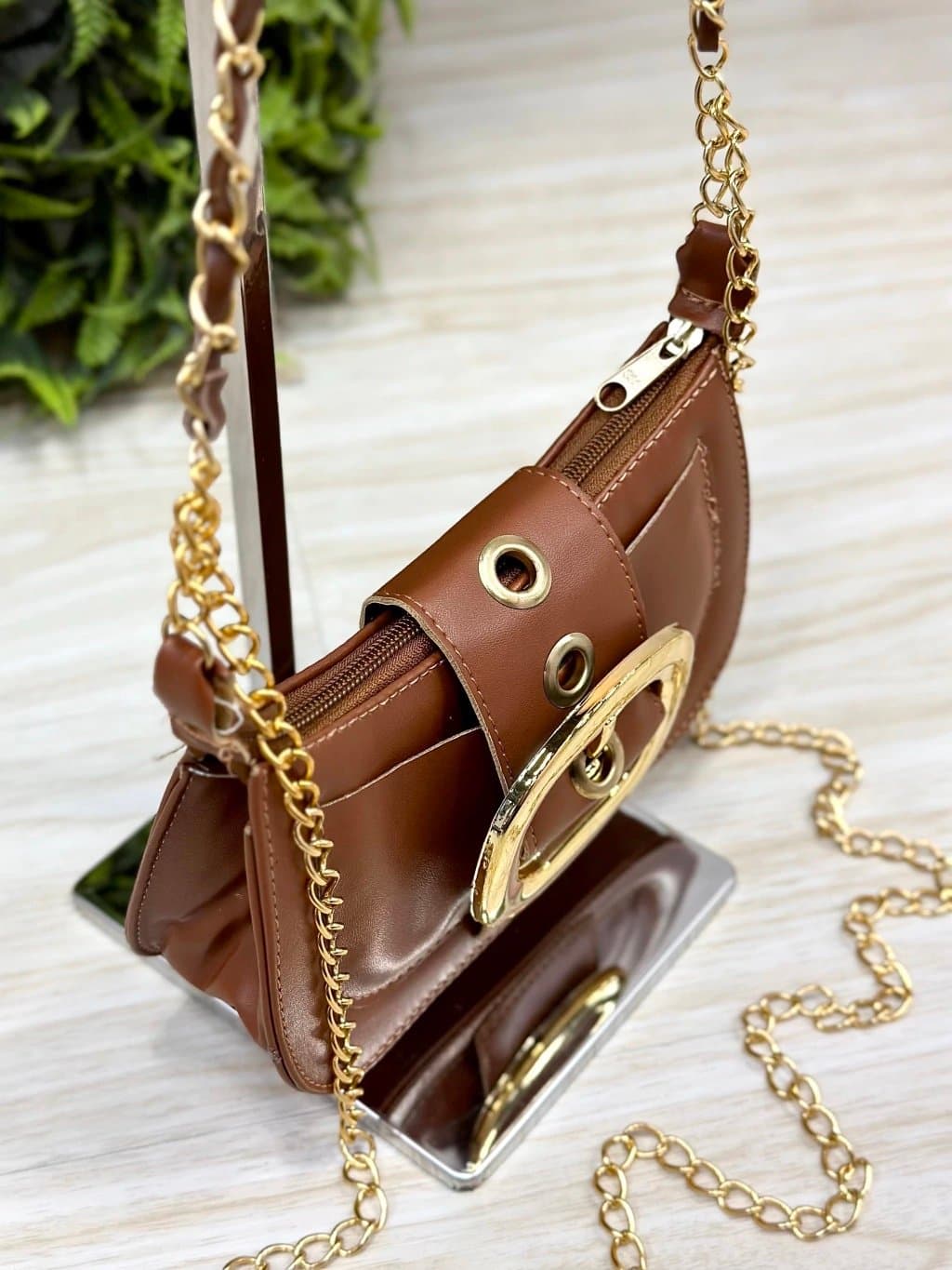 Bolsa Fivela Crossbody Pequena