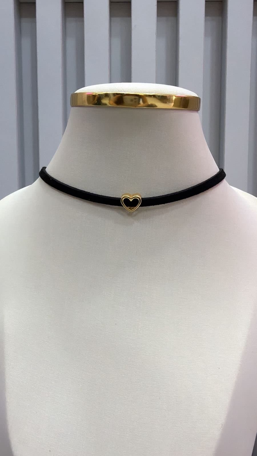 Colar Duplo Choker E Corrente Luxo Dourado