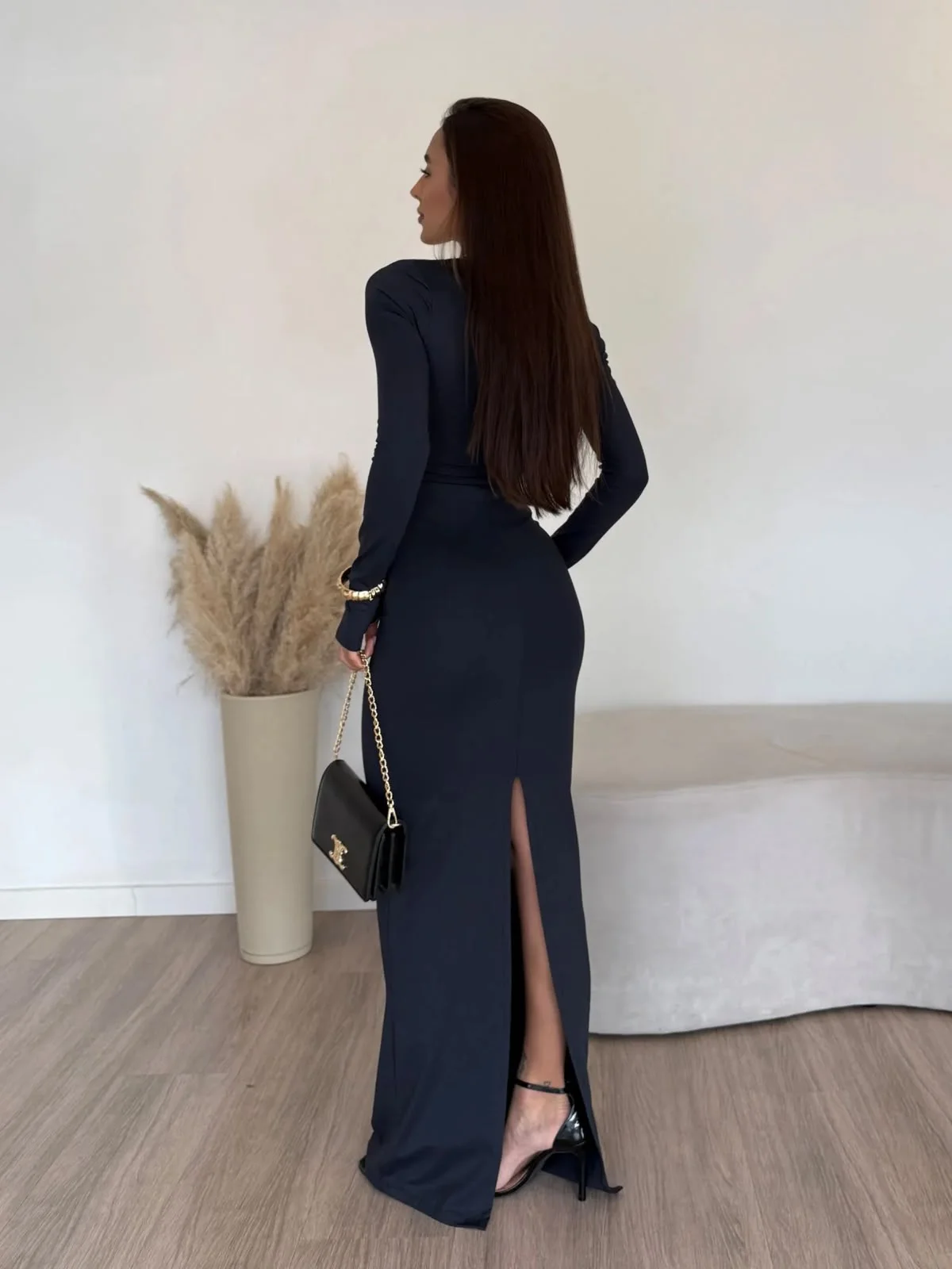 Vestido Longo Nivea Poliamida