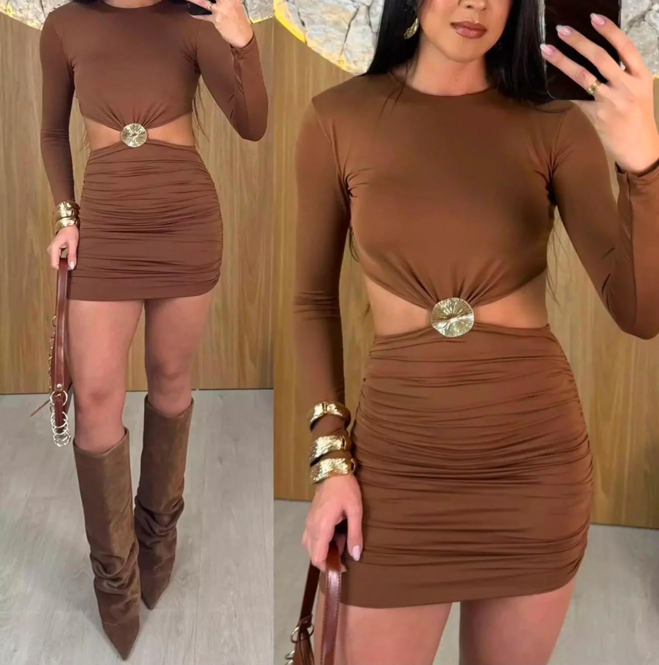 Vestido Maya Fivela