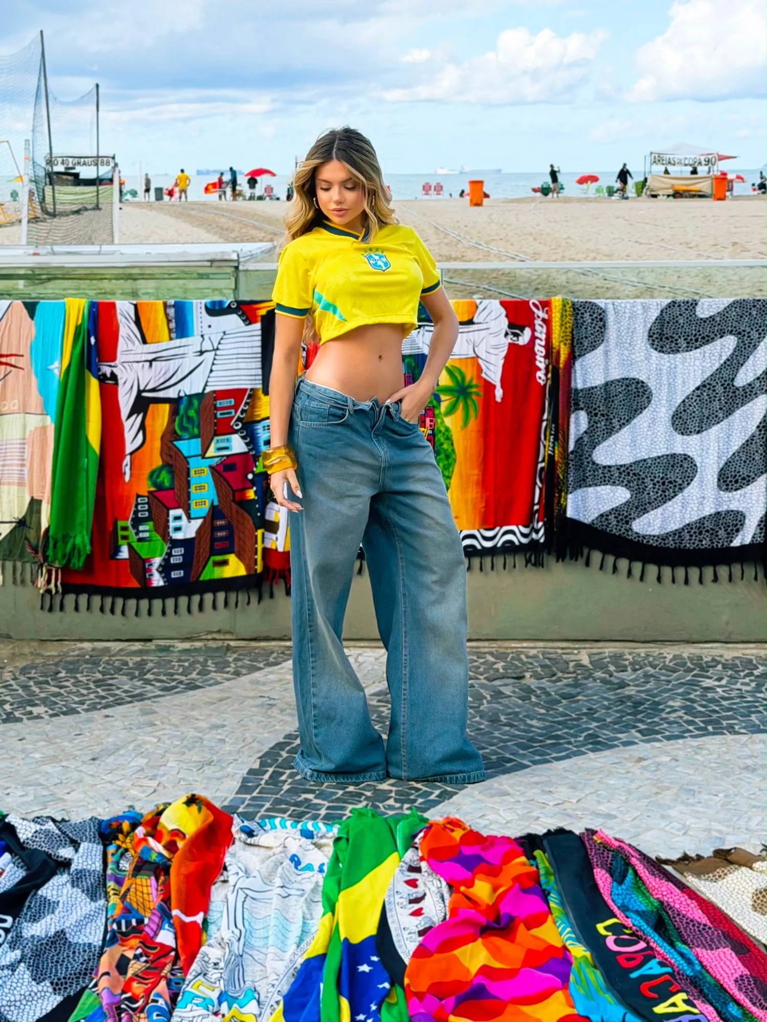 Cropped Camiseta Brasil