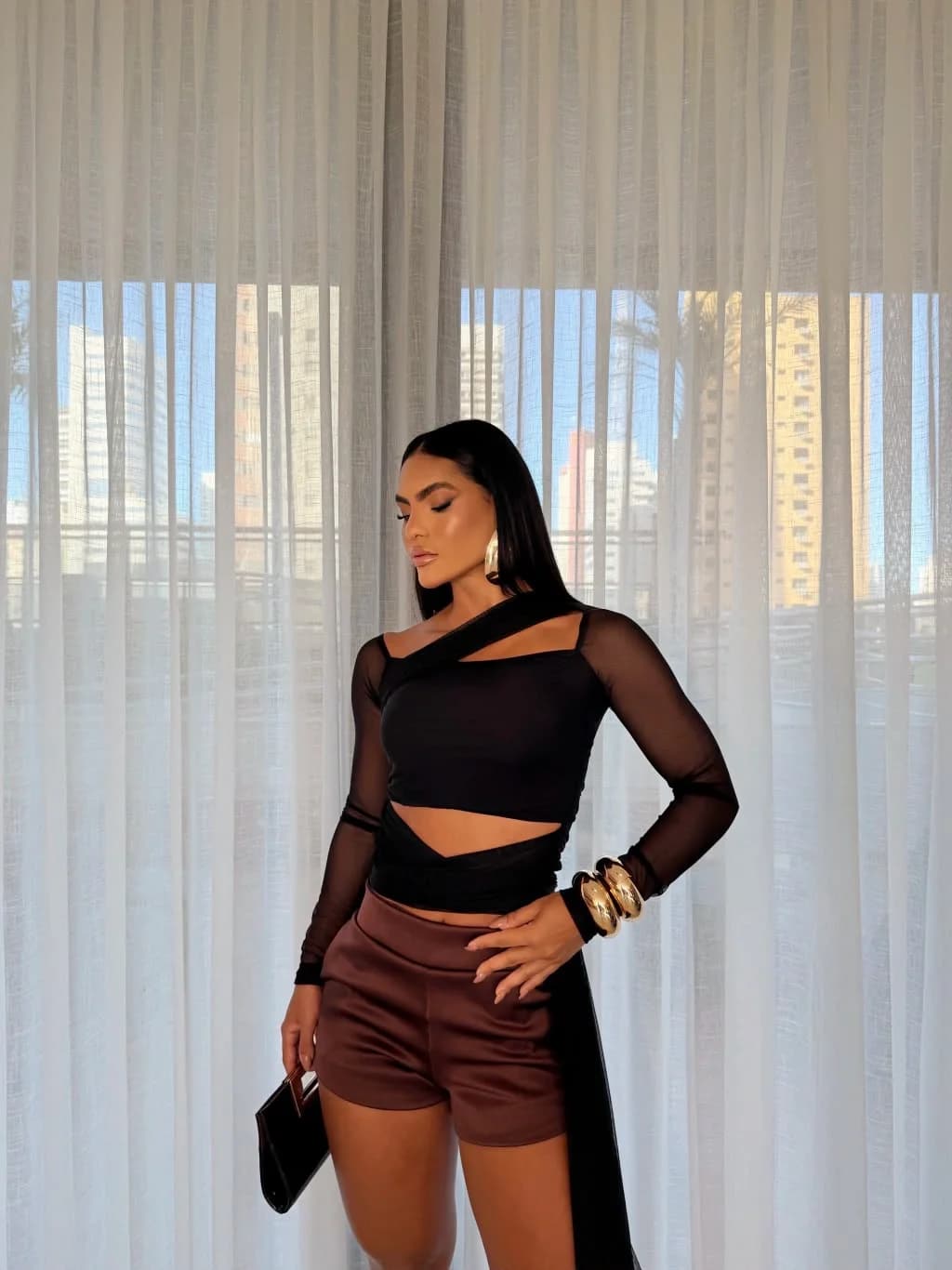 Blusa Fênix de Tule