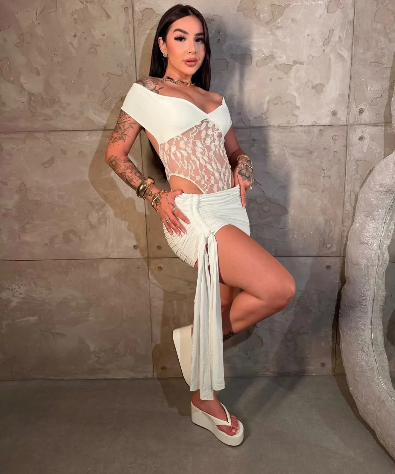 Conjunto de Body + Saia Kelly