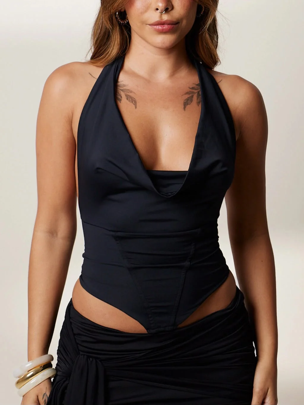 Blusa Corset Decote