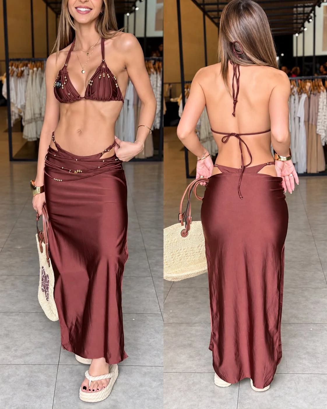 Conjunto de Biquíni + Saída Isadora