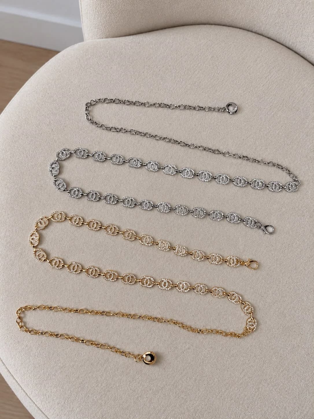 Cinto Corrente Strass Joy