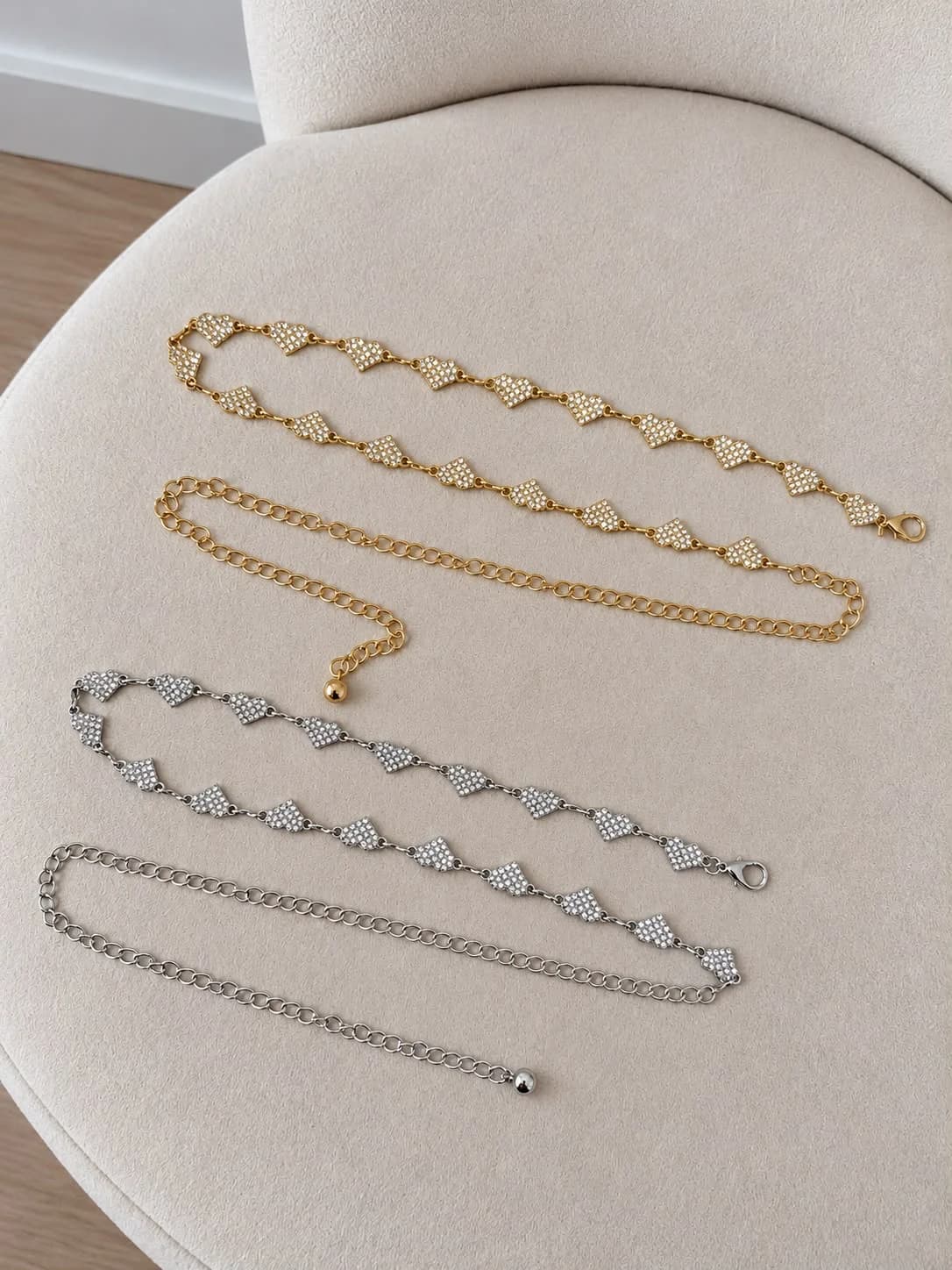 Cinto Corrente Strass Mirna