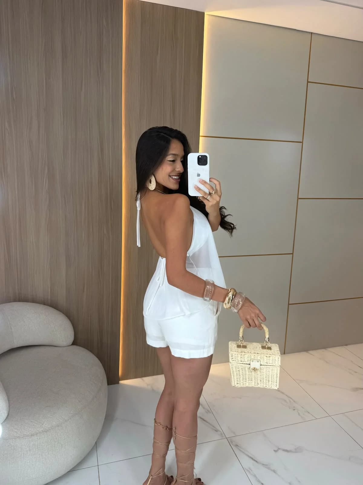 Blusa Bata Tule Antonella Argola