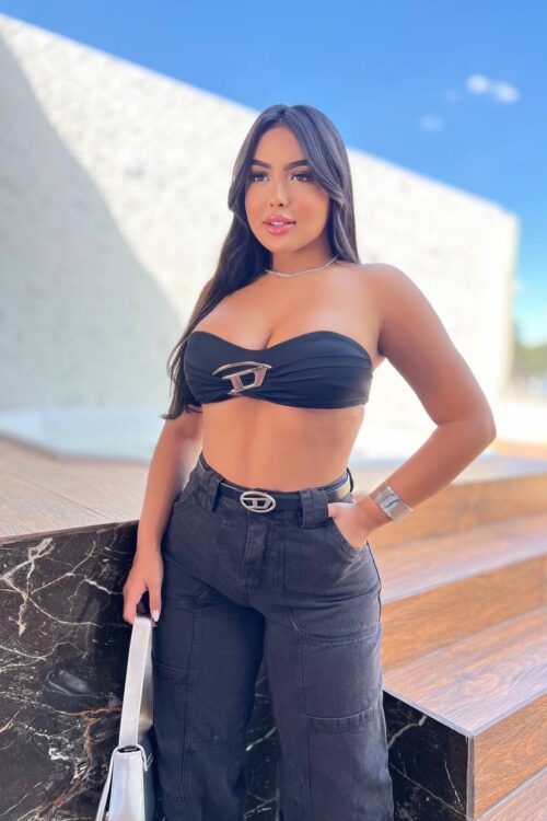 Cropped Faixa Daniela Preto - Image 3