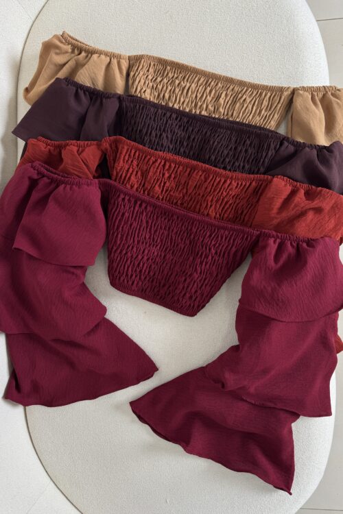 Cropped Lastex Manga Sino Longa