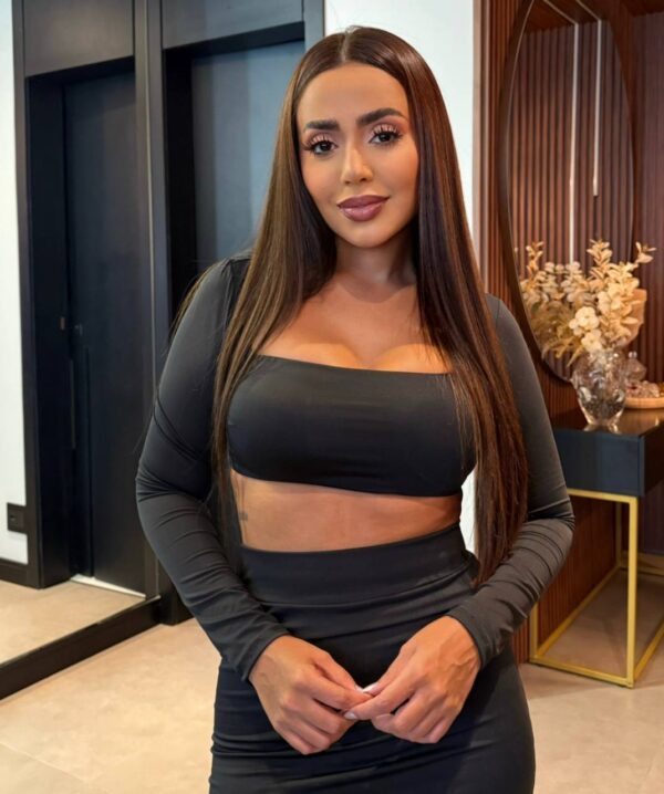 Cropped Luvinha Malu Preto