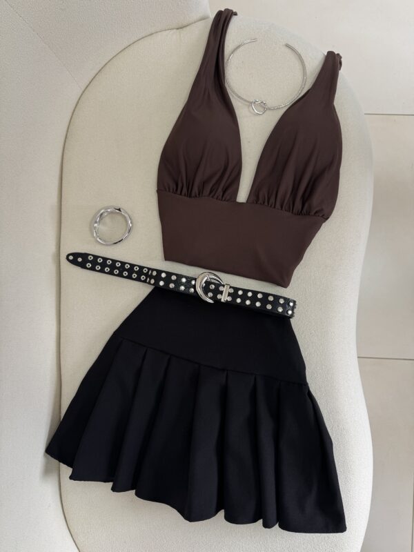 Meia Lua Duo Tacha Preto