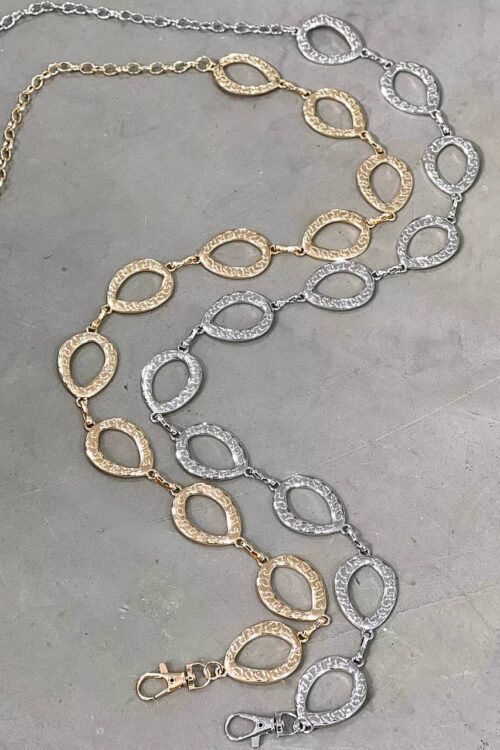 Cinto Corrente Gota Prata