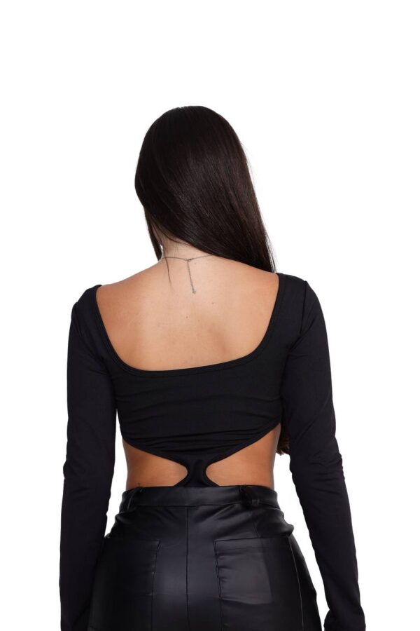 Body Penélope Poliamida Preto - Imagem 5