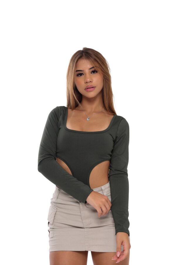 Body Penélope Poliamida Verde - Imagem 2