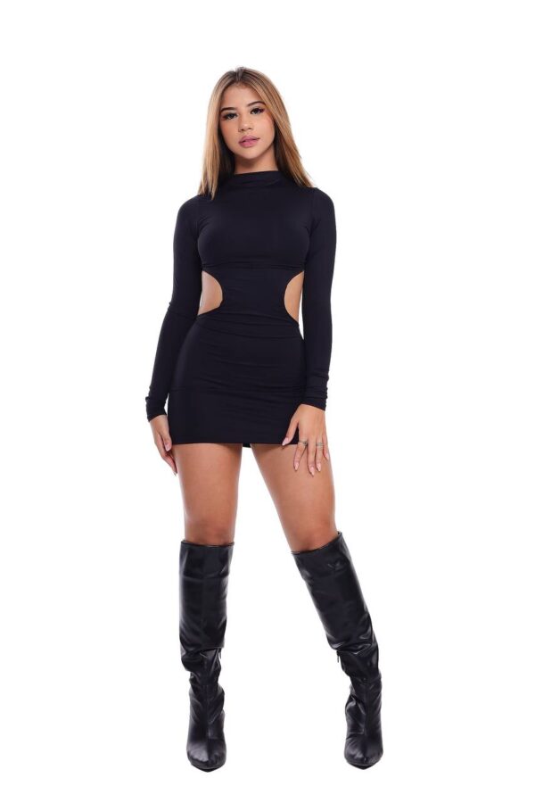 Vestido Iris Poliamida Preto - Imagem 7
